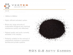 Vertex ROX 0.8. The Best and most activ Carbon you can buy in the Industrie from one of the world leader in Carbon production. Minimal Dust, Fast Results,