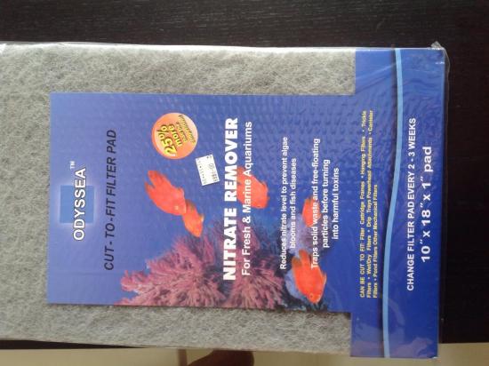 nitrate filter pad