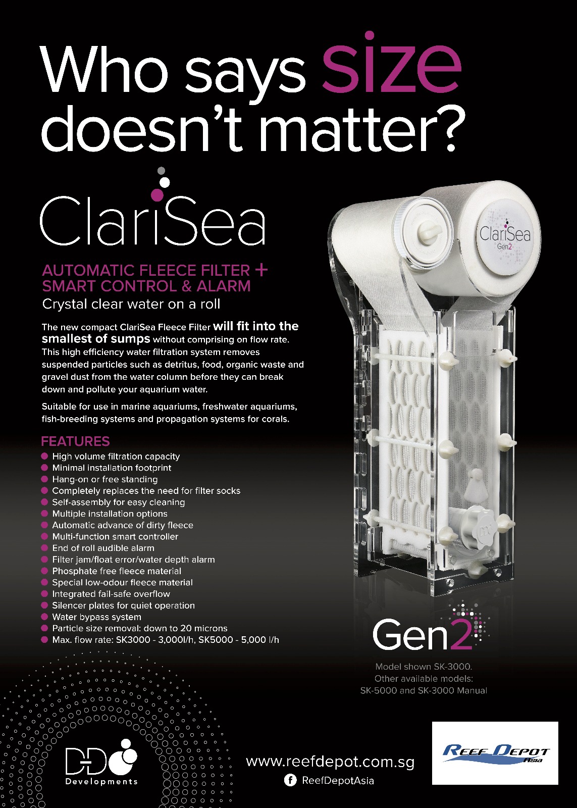Clarisea Sk 3000 Atomatic Gen2 Reefmarketsg Singapore Reef Club The Number One Resources Portal And Community For All Saltwater Reef Aquarium Keeping Hobby In Asia