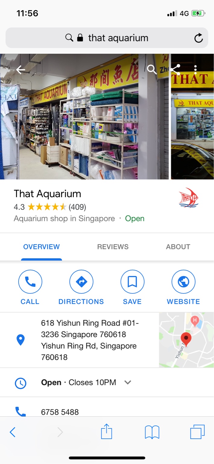 that aquarium shop
