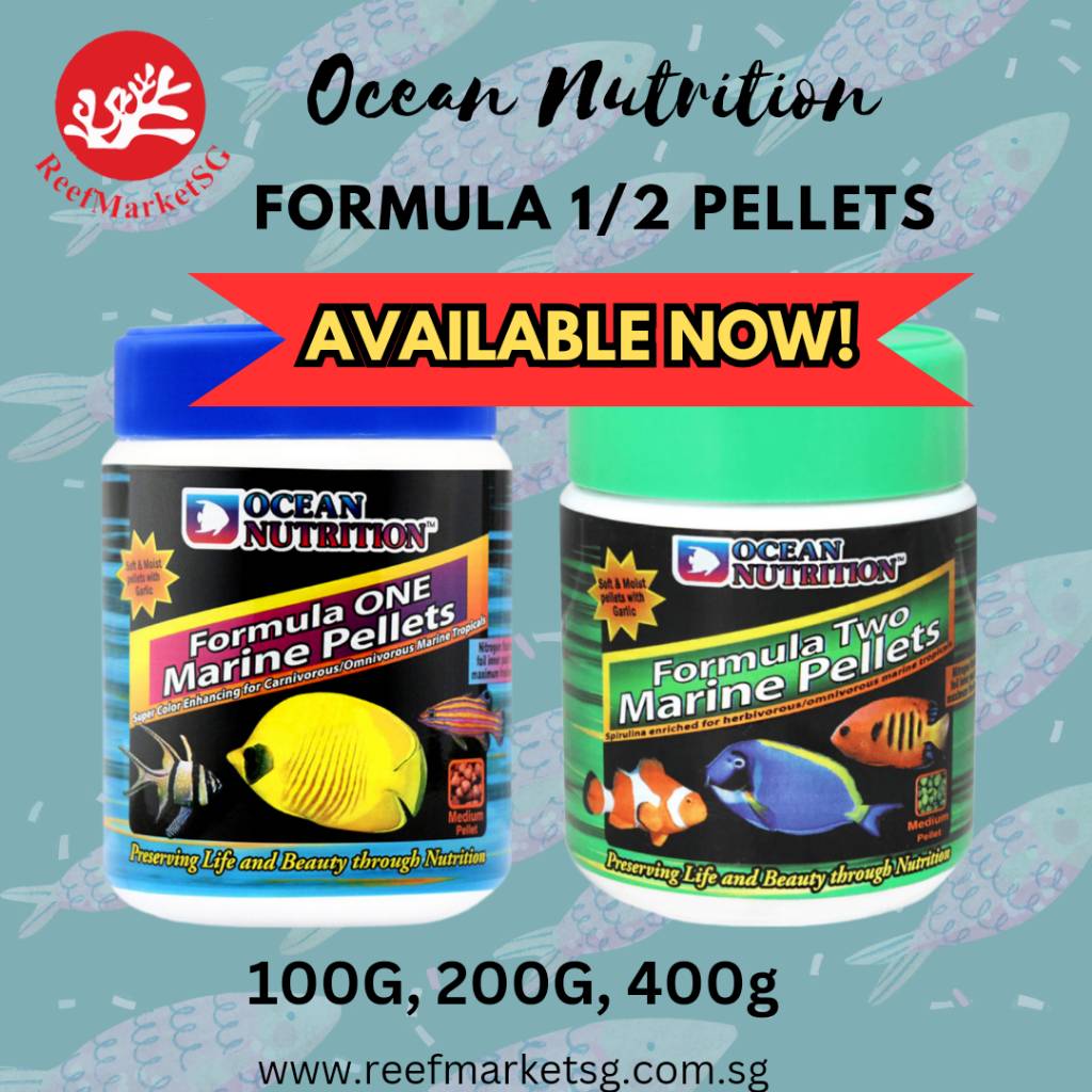 Reef Nutrition Formula 1/ 2 Marine Pellets ReefMarketSG Singapore