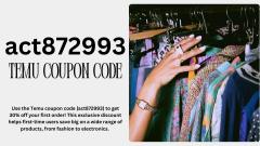 *"New Updated}} Temu Coupon Code {$100 off} [act872993] For New & Existing Customers